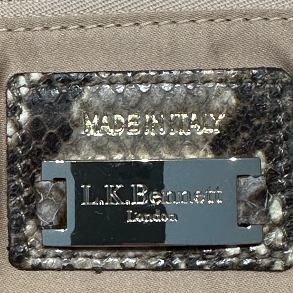 LK Bennett snakeskin look clutch - Picture 12 of 14